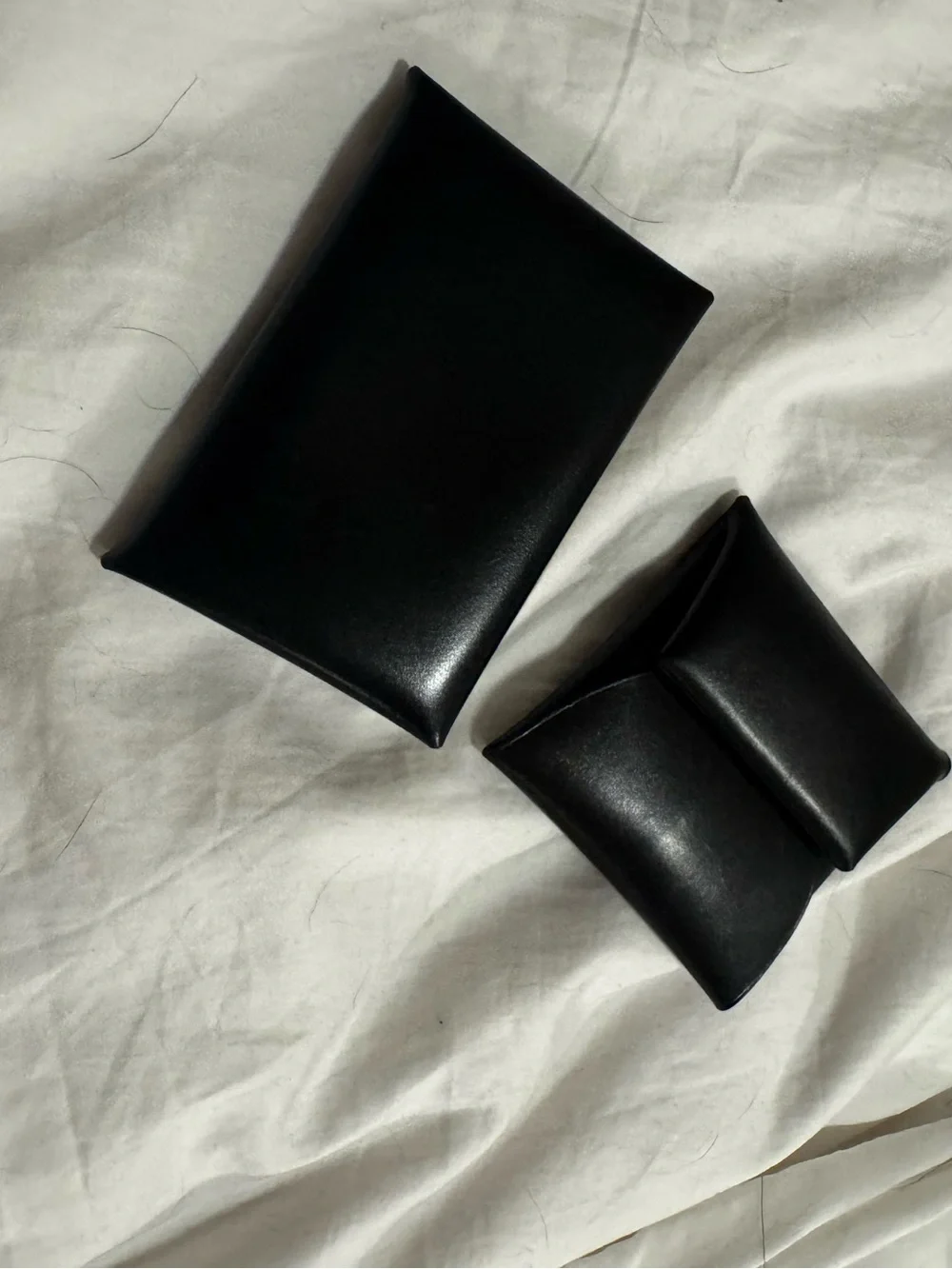 Hermes Calvi and Bastia Set- Black Box Leather